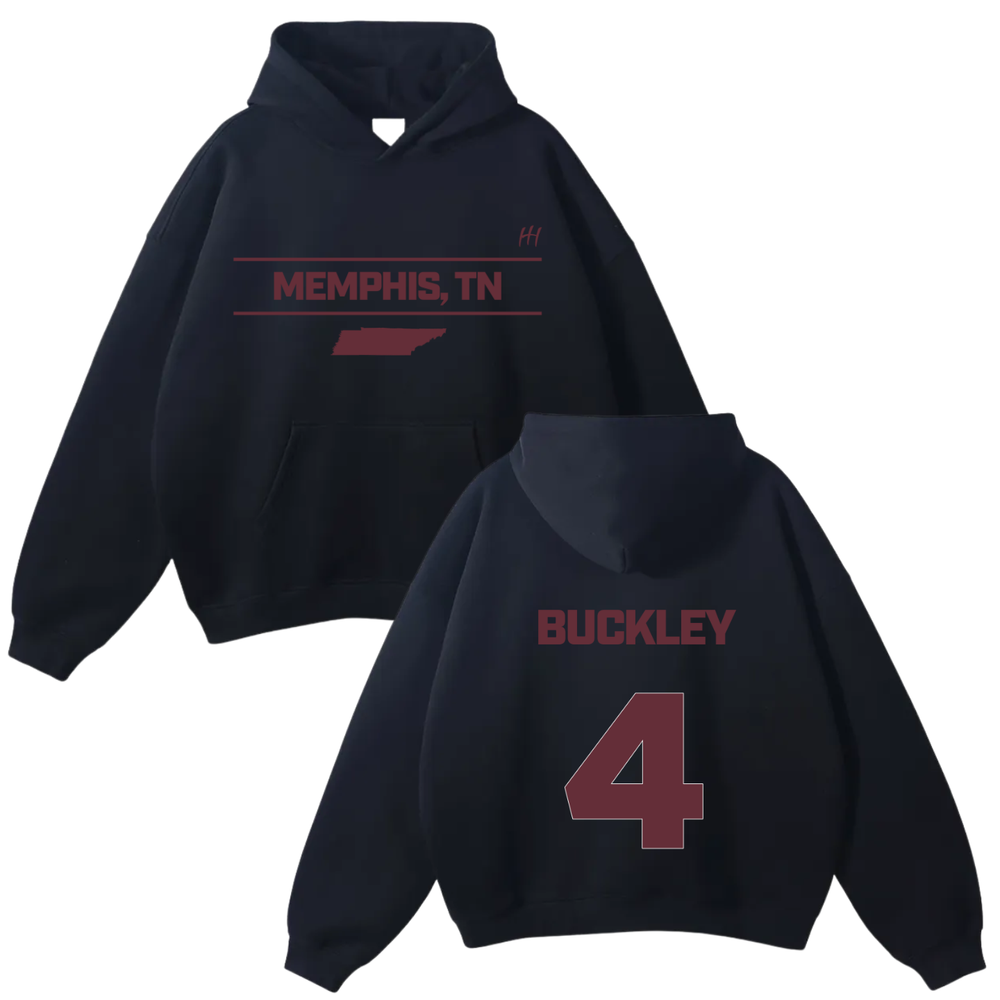 Jordyin Buckley Oversize Fleeced Hoodie