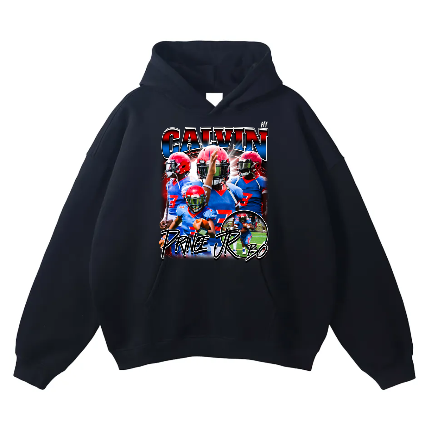 Calvin prince jr Oversize Fleeced Hoodie