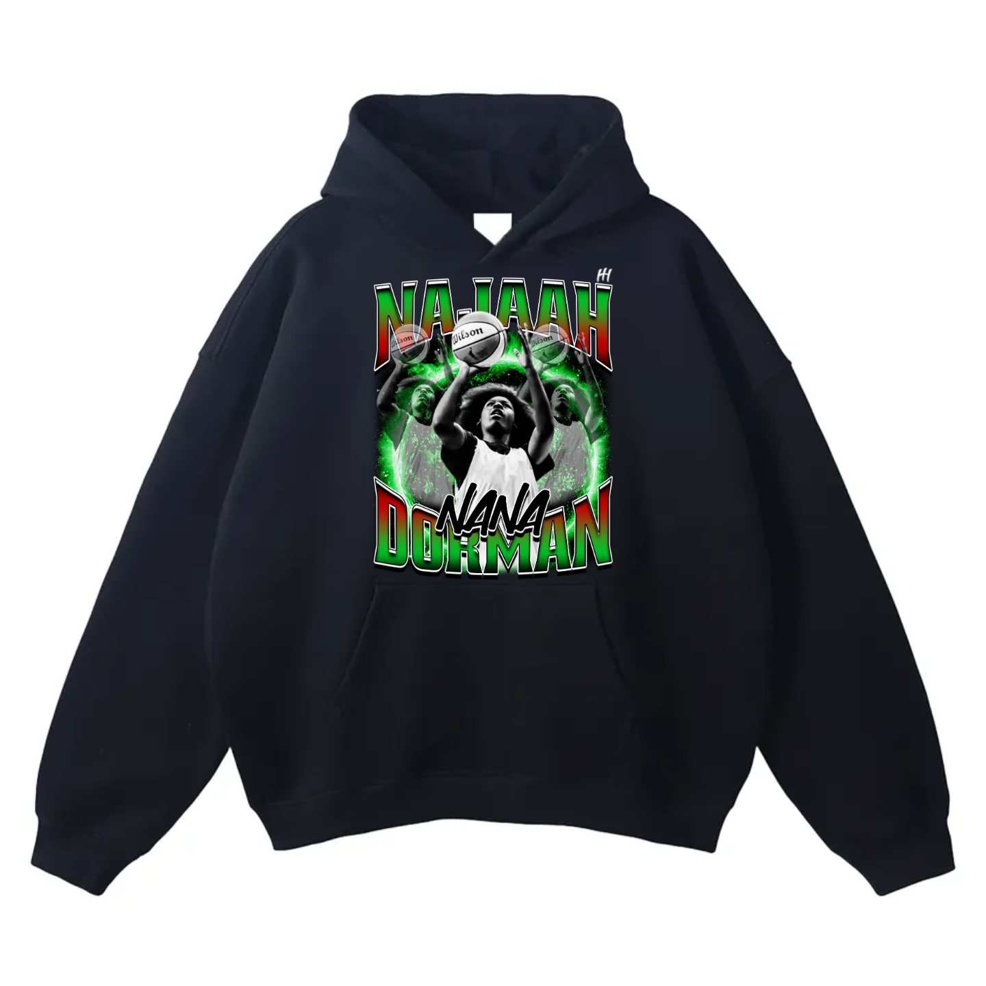 NaJaah Dorman Oversize Fleeced Hoodie