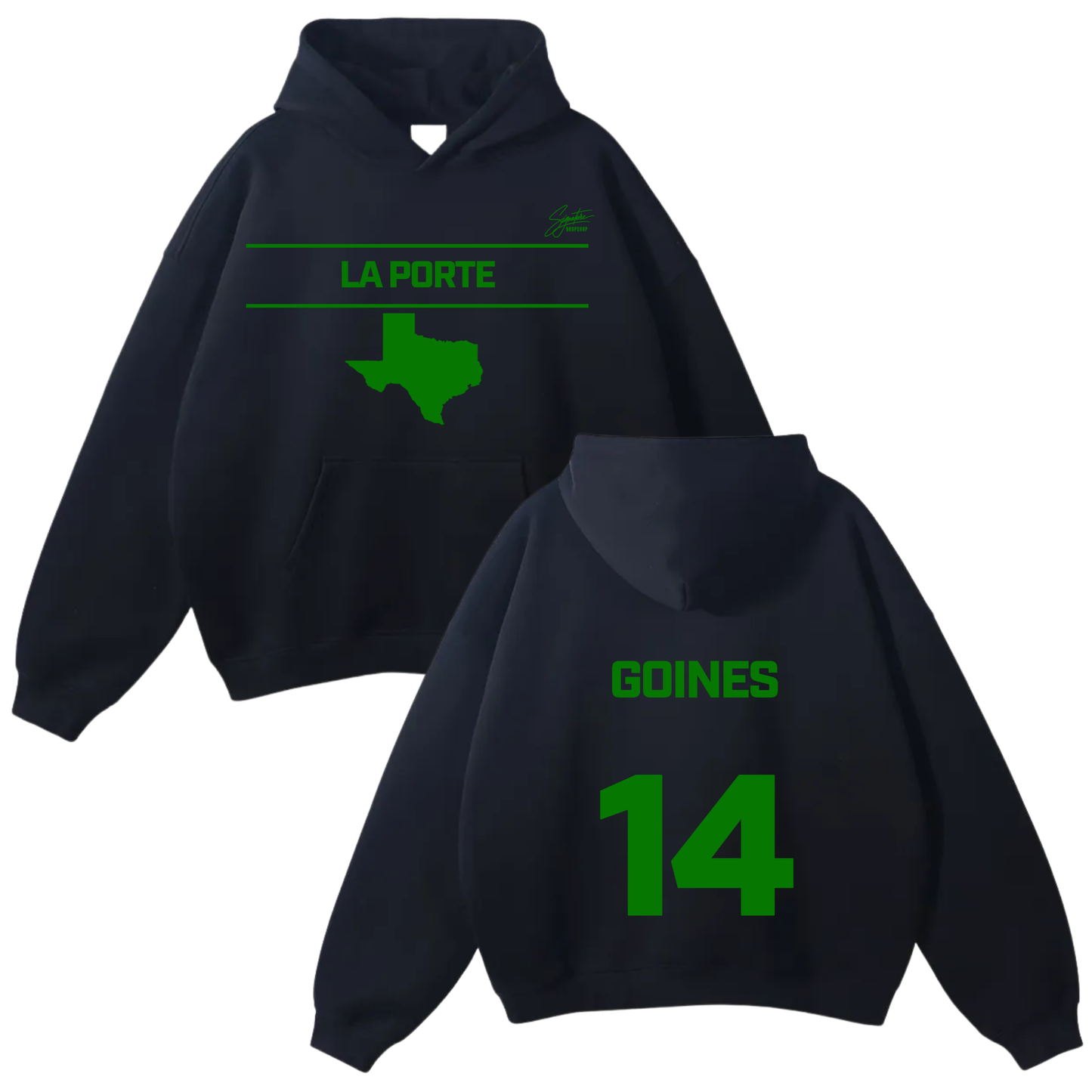 James Goines Oversize Fleeced Hoodie