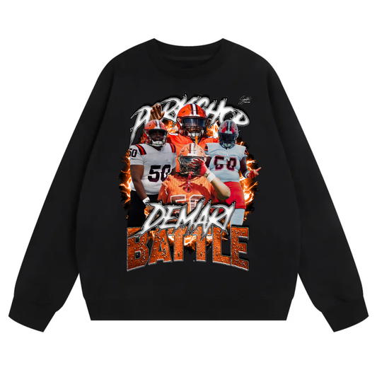 DeMari Battle Heavyweight Crewneck Sweatshirt