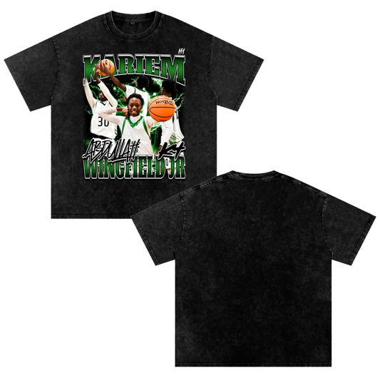 Kariem Abdullah Wingfield jr Heavyweight Oversized T-shirt
