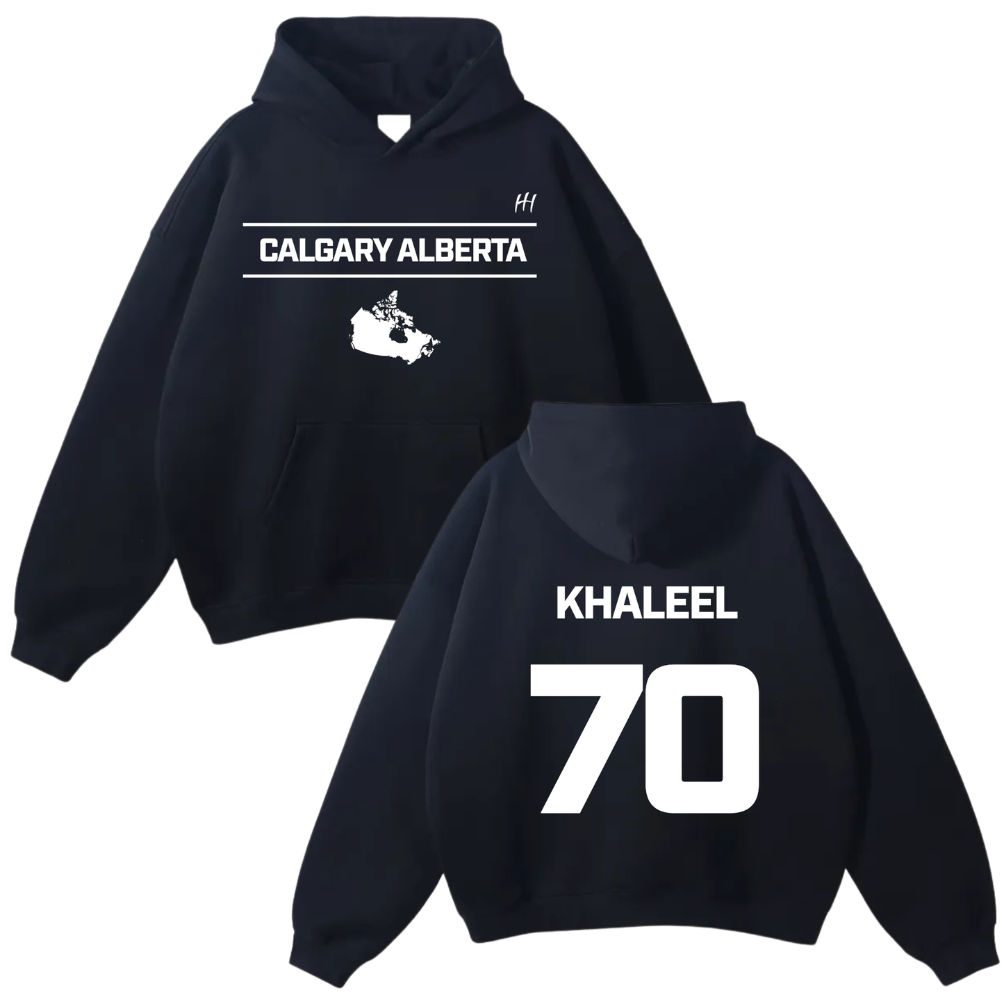 Khaleel Rahim Oversize Fleeced Hoodie