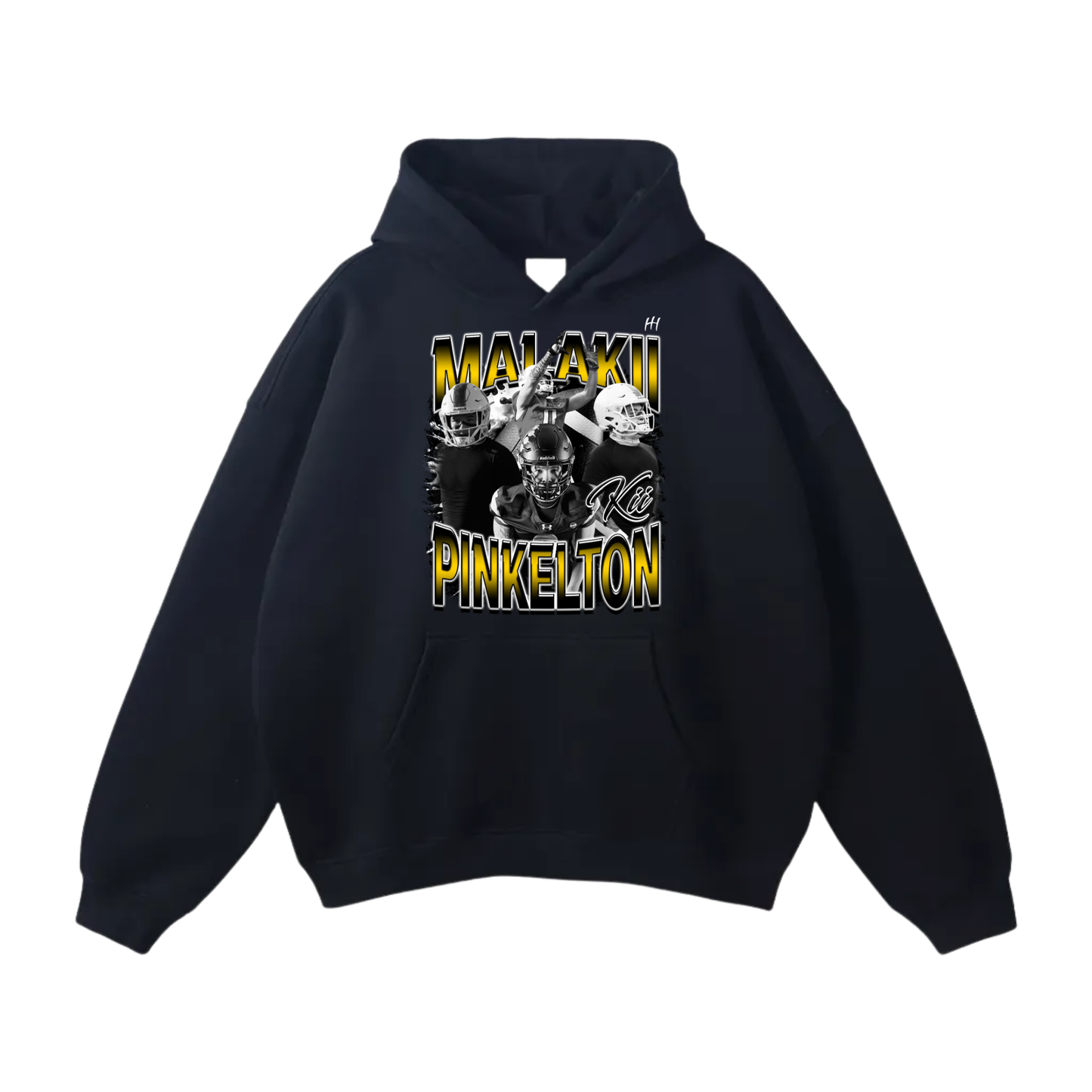 Malakii Pinkelton Oversize Fleeced Hoodie
