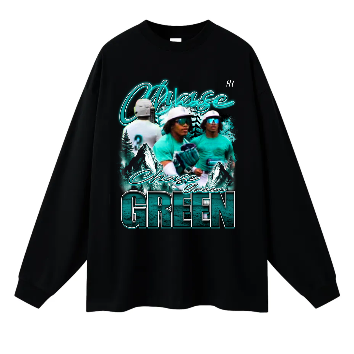 Chase Green Long Sleeve Tee