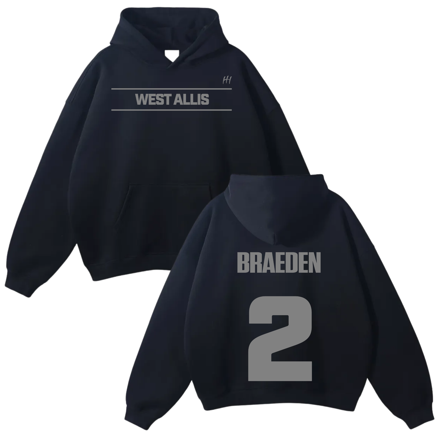 Braeden Schick Oversize Fleeced Hoodie