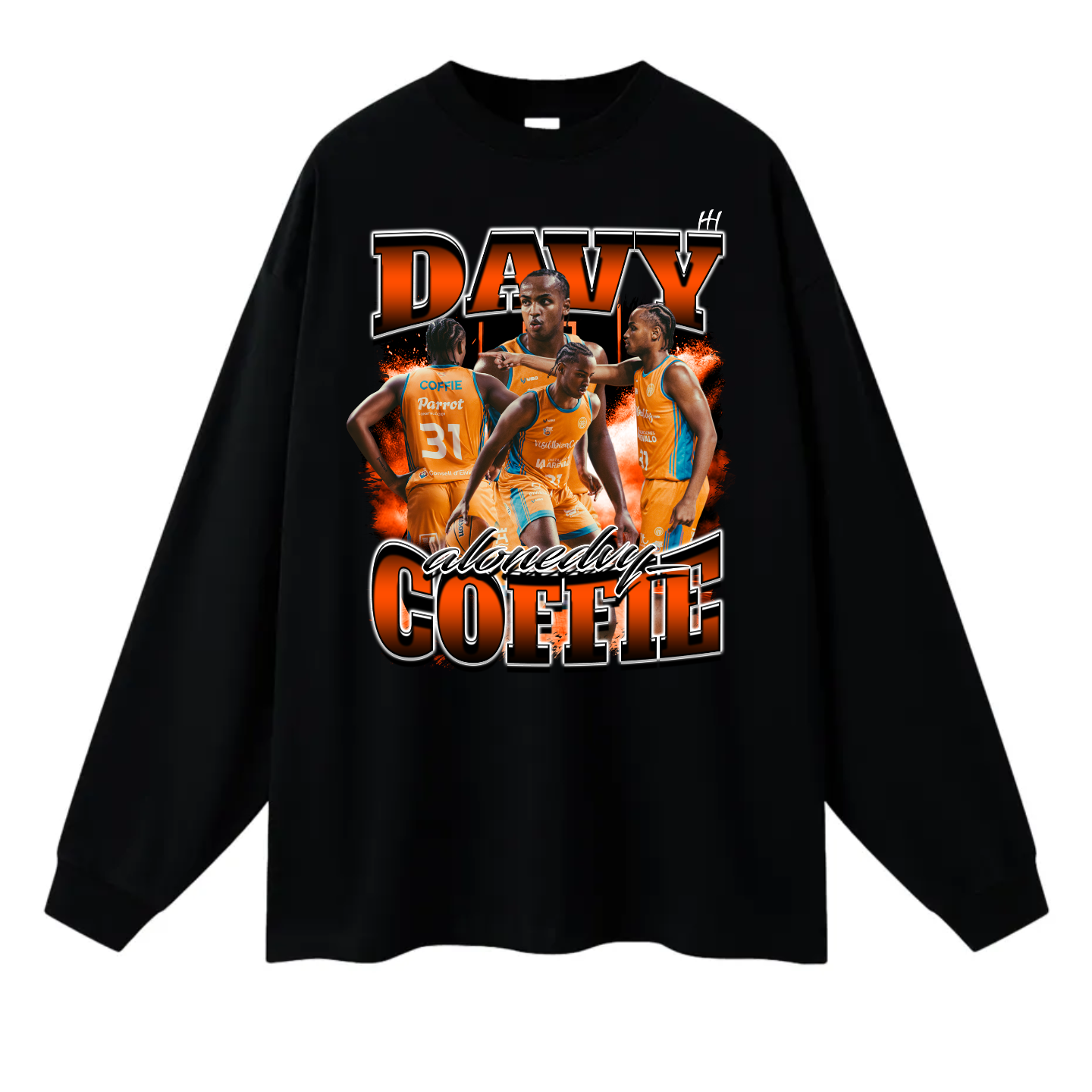 Davy Coffie Long Sleeve Tee