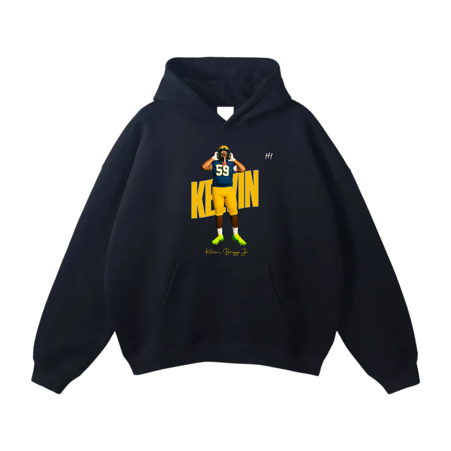 Kelvin Briggs Jr Oversize Fleeced Hoodie