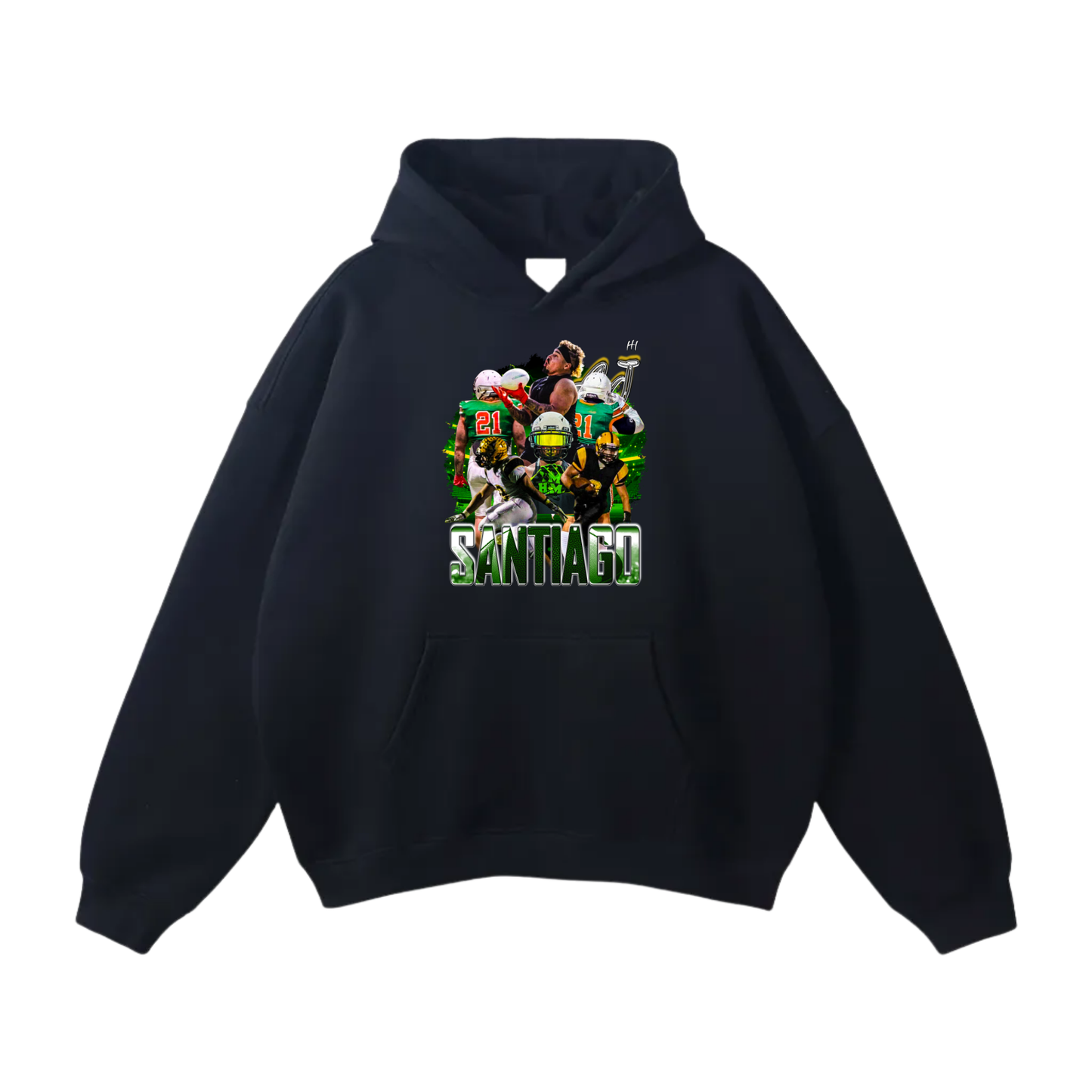 AJ Santiago Oversize Fleeced Hoodie