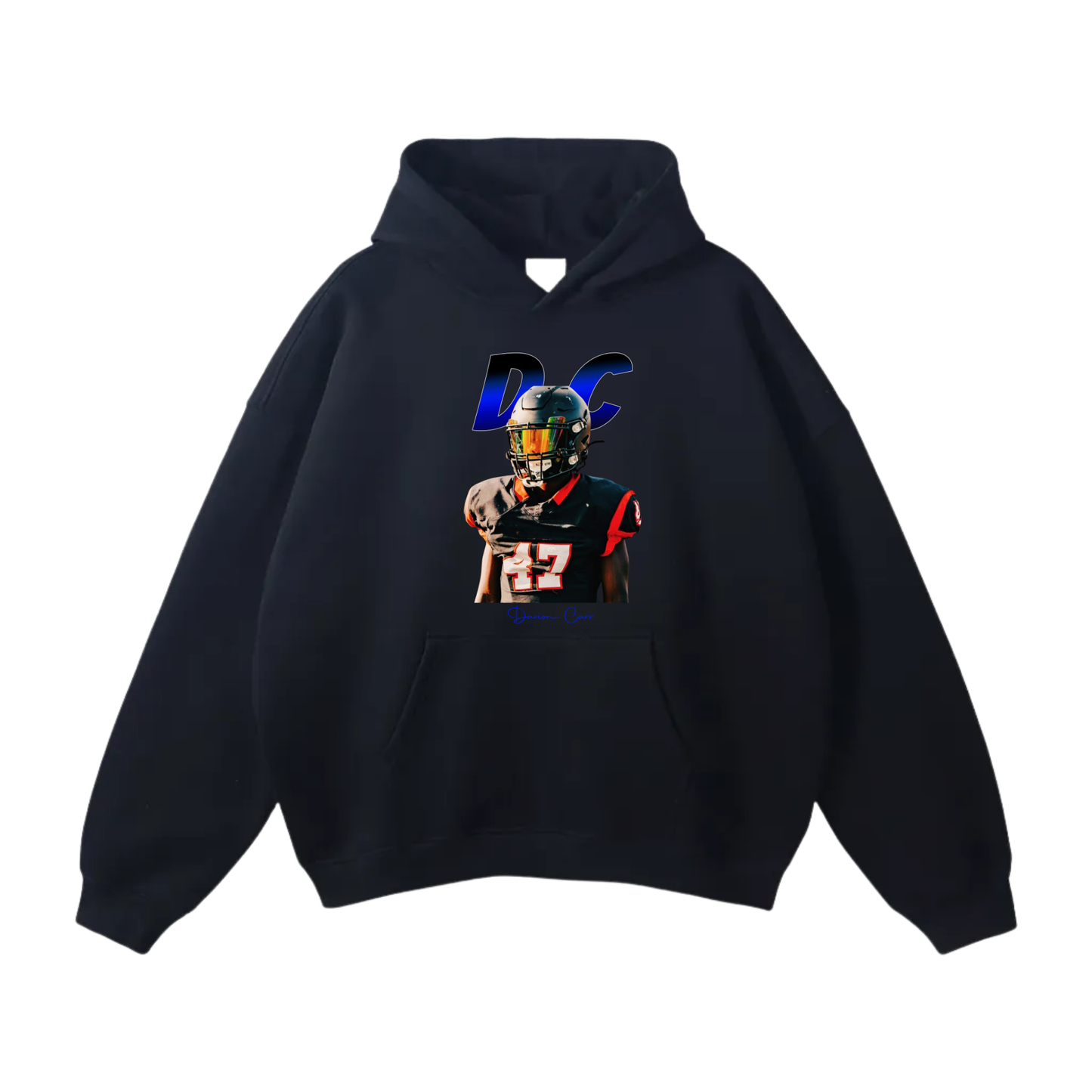 Davion Carr Oversize Fleeced Hoodie