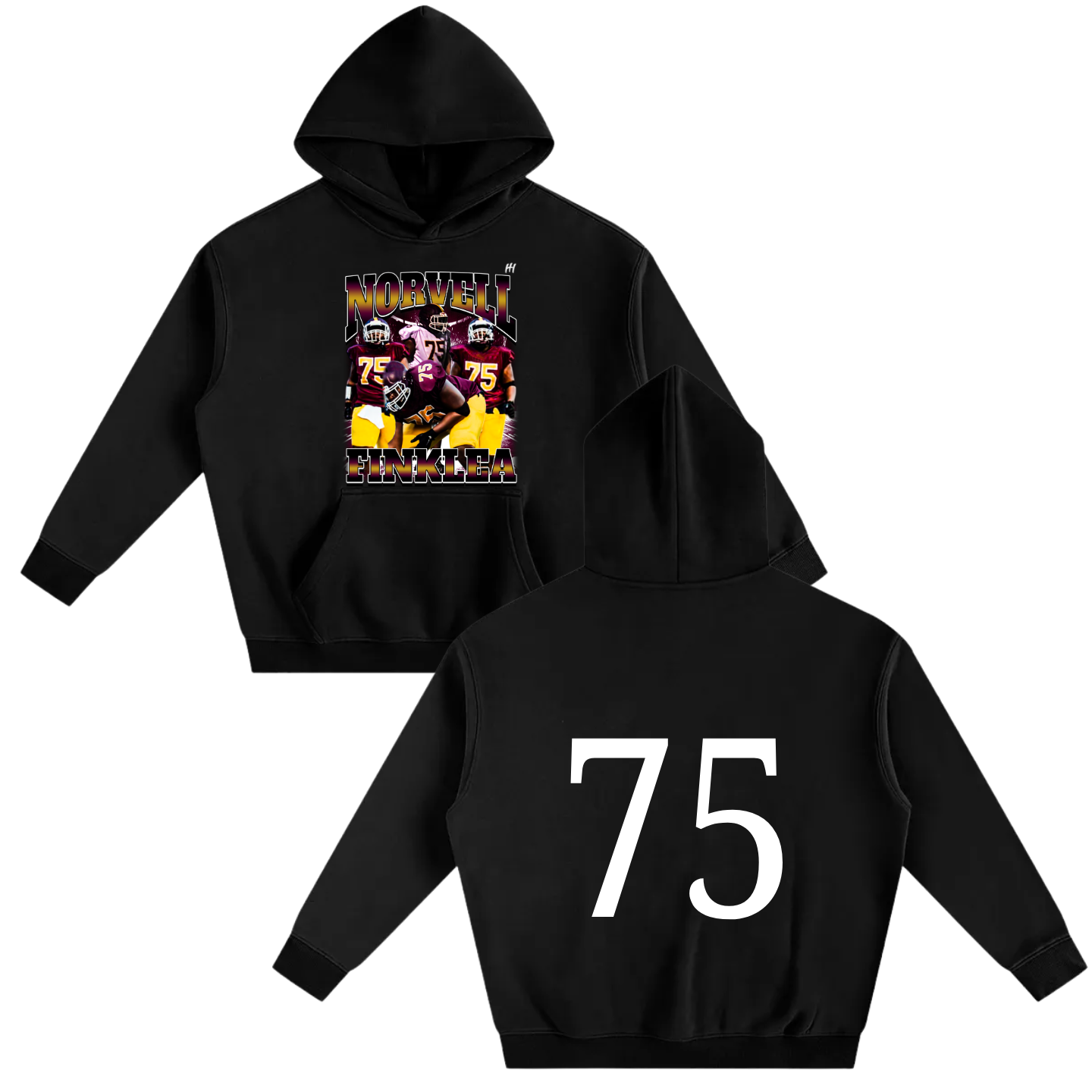 Norvell Finklea Oversize Fleeced Hoodie