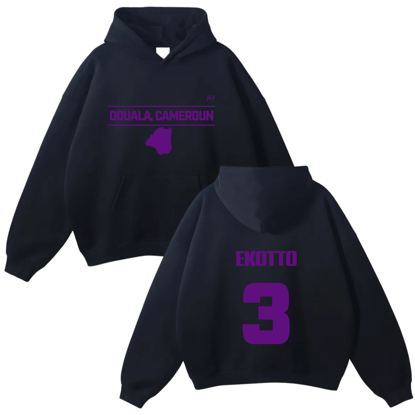Ekotto Nelle Charles Oversize Fleeced Hoodie