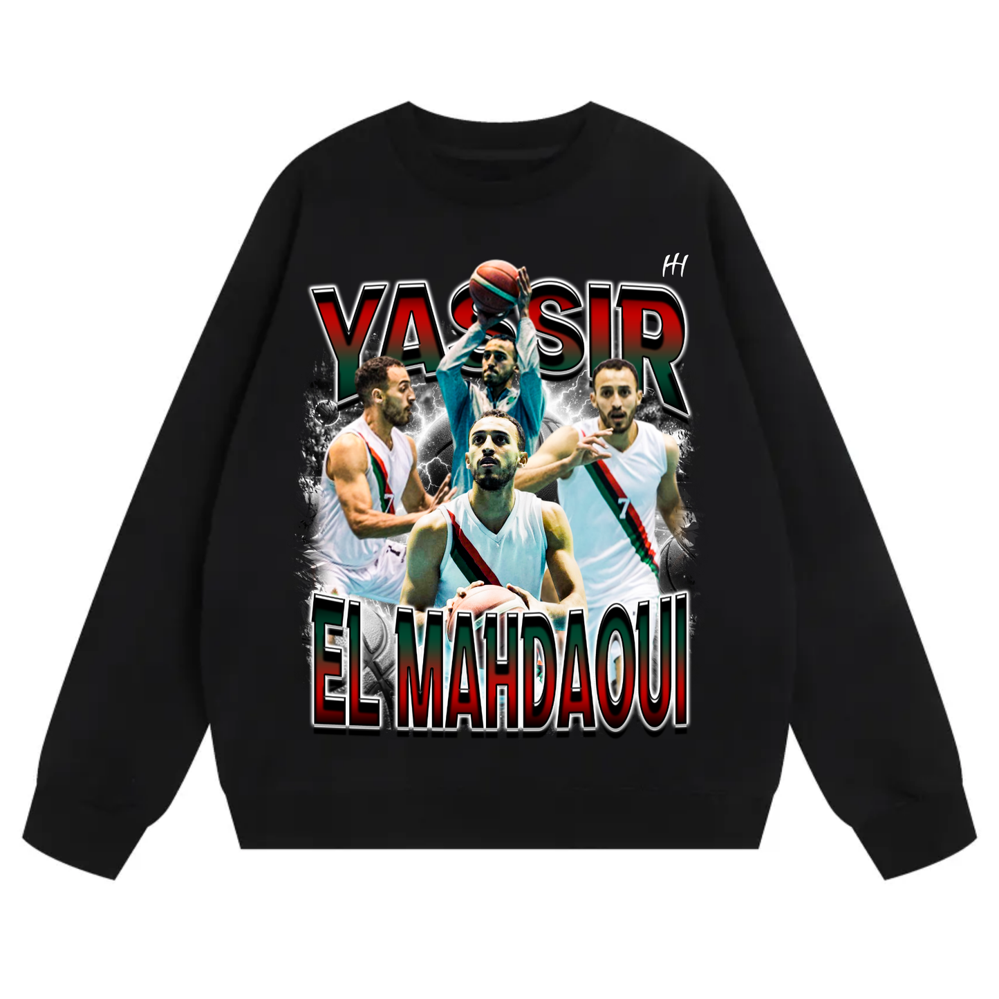 El mahdaoui Yassir Heavyweight Crewneck Sweatshirt