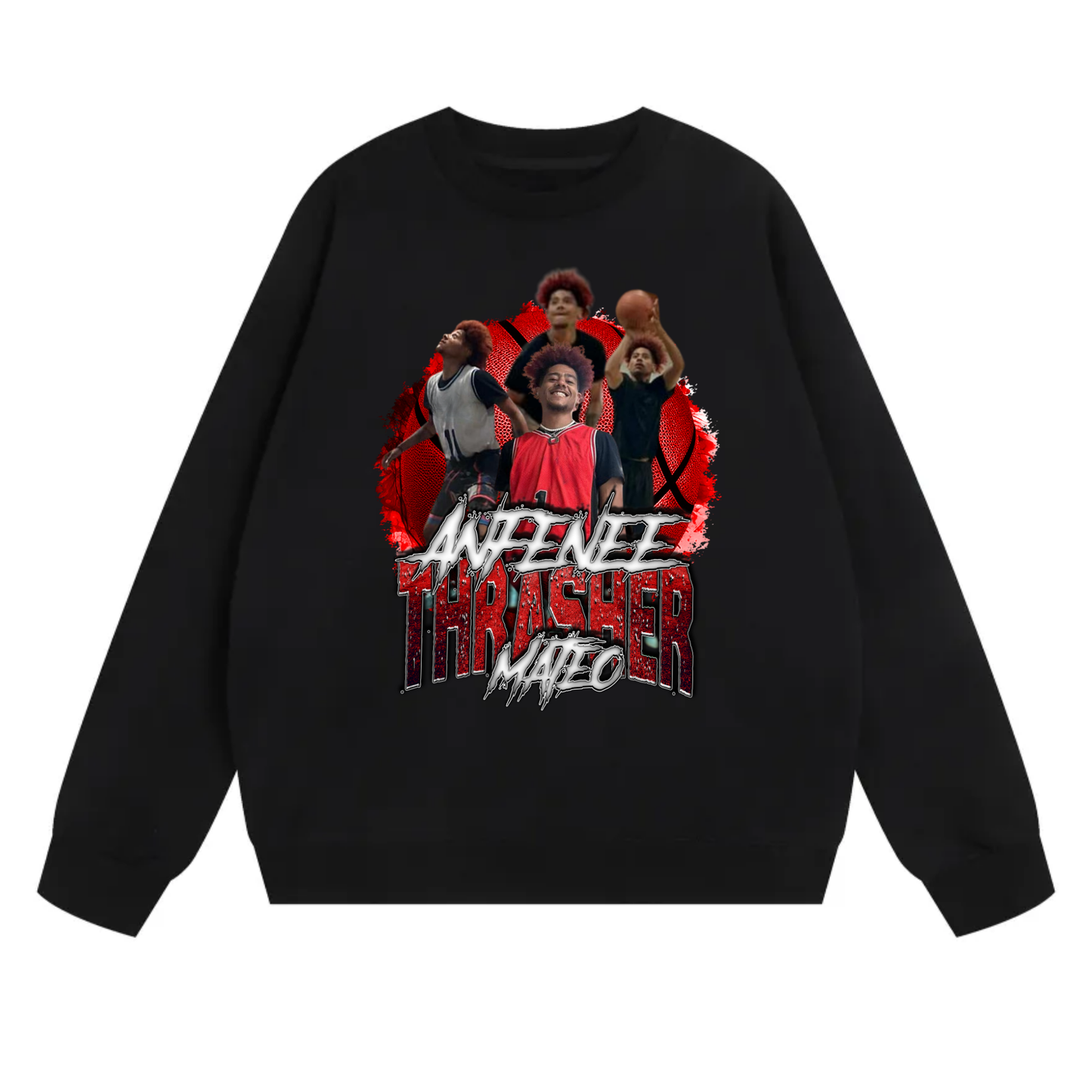 Anfenee Thrasher Heavyweight Crewneck Sweatshirt