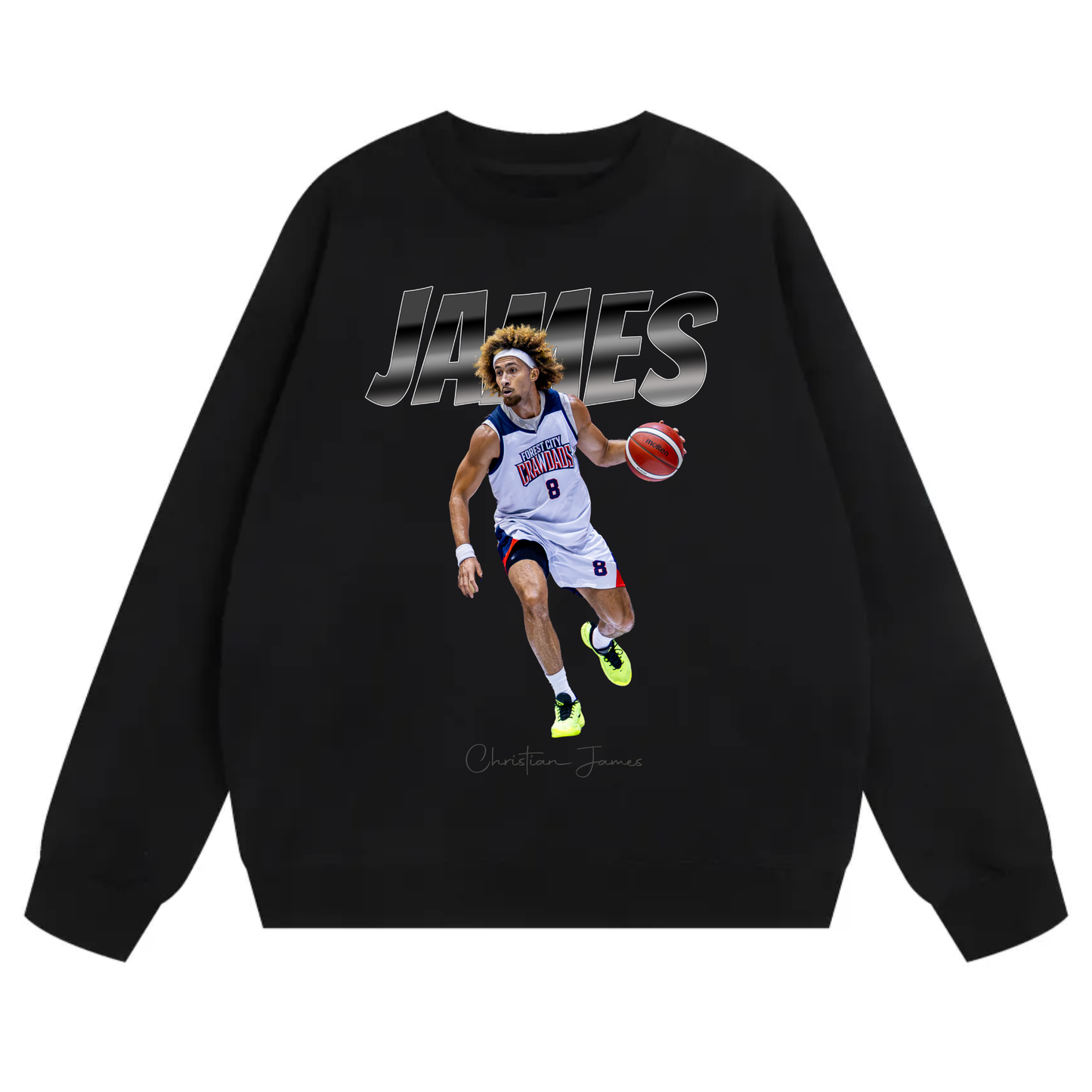 Christian James Heavyweight Crewneck Sweatshirt
