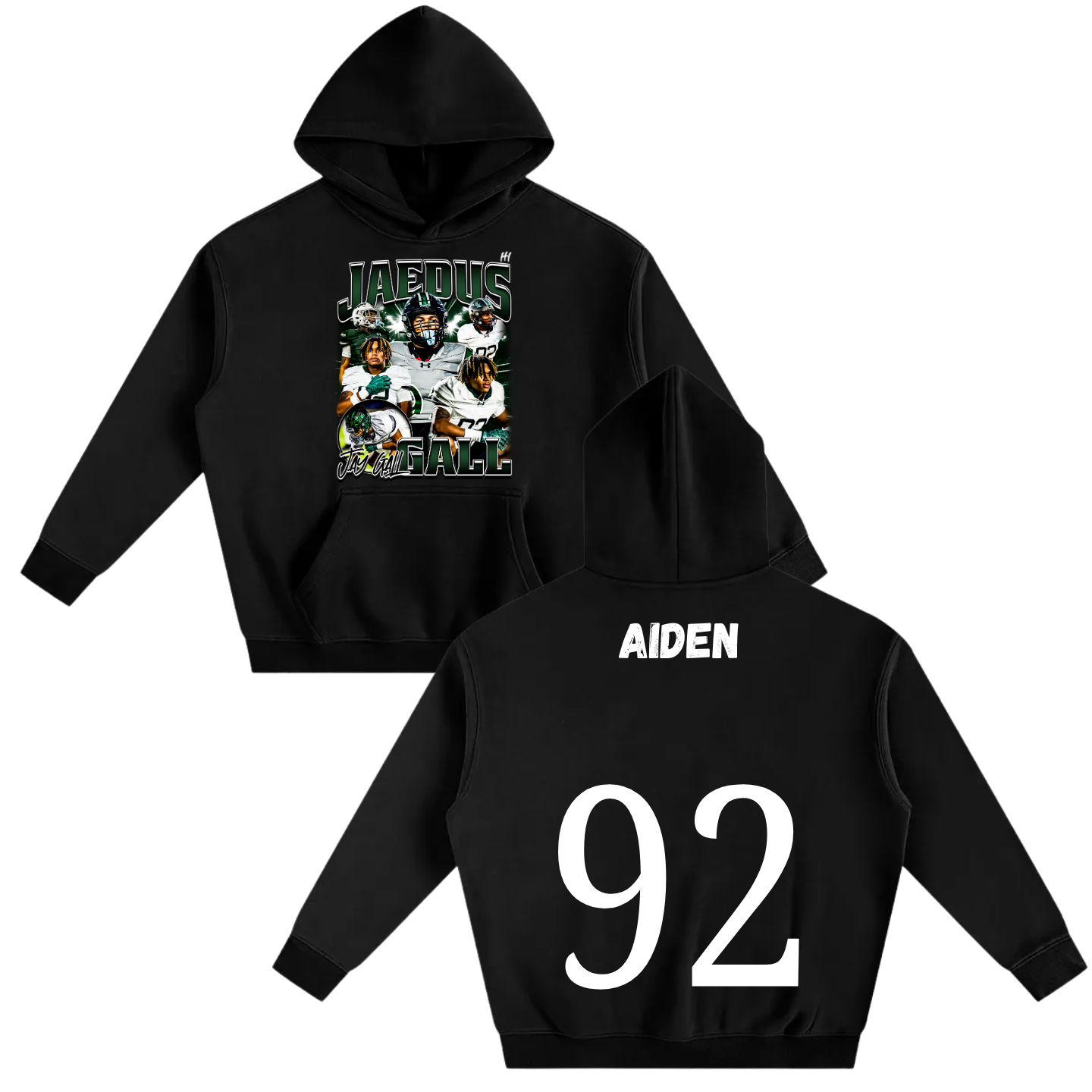 Jaedus Gall Oversize Fleeced Hoodie