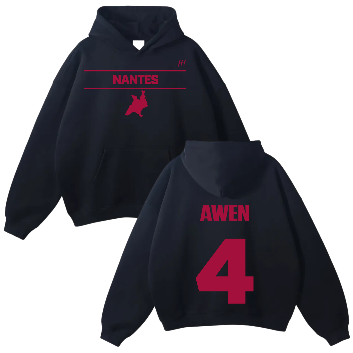 Durand Awen Oversize Fleeced Hoodie