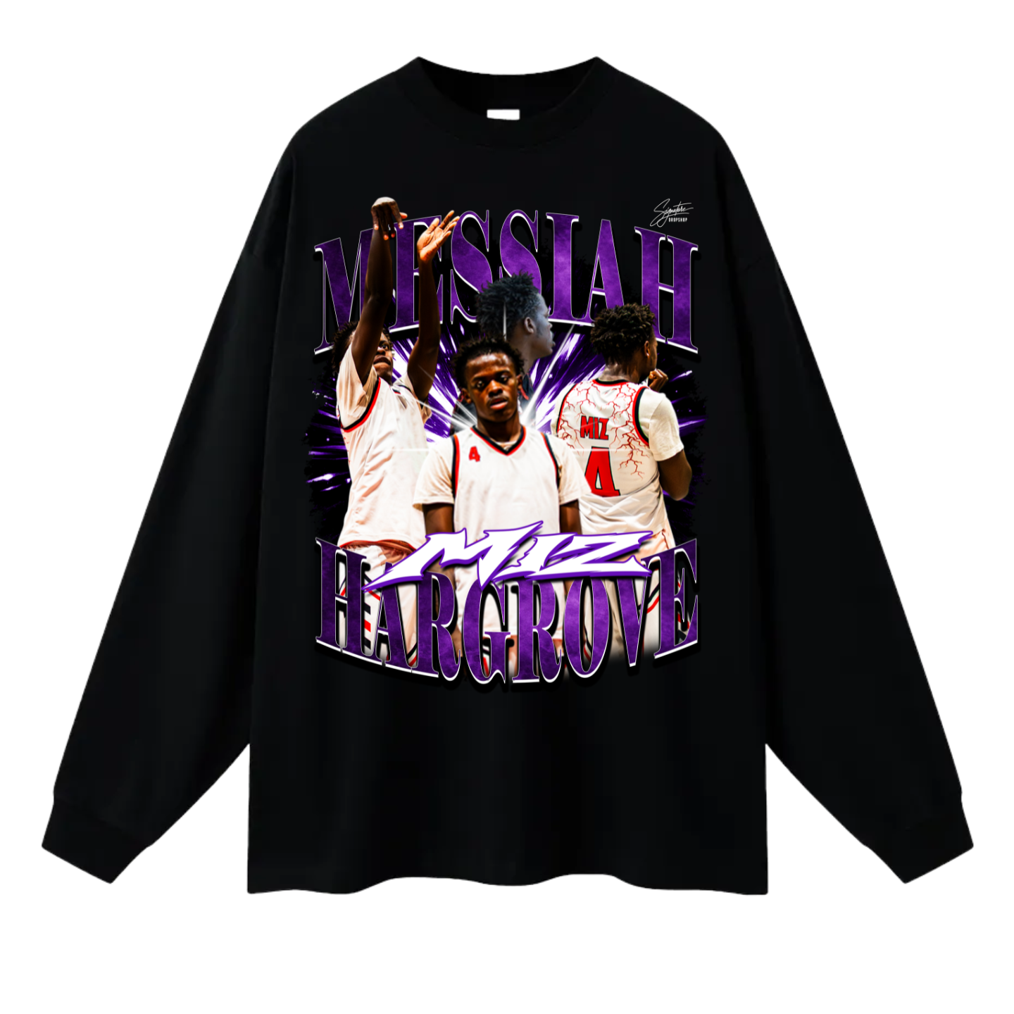 Messiah Hargrove Long Sleeve Tee