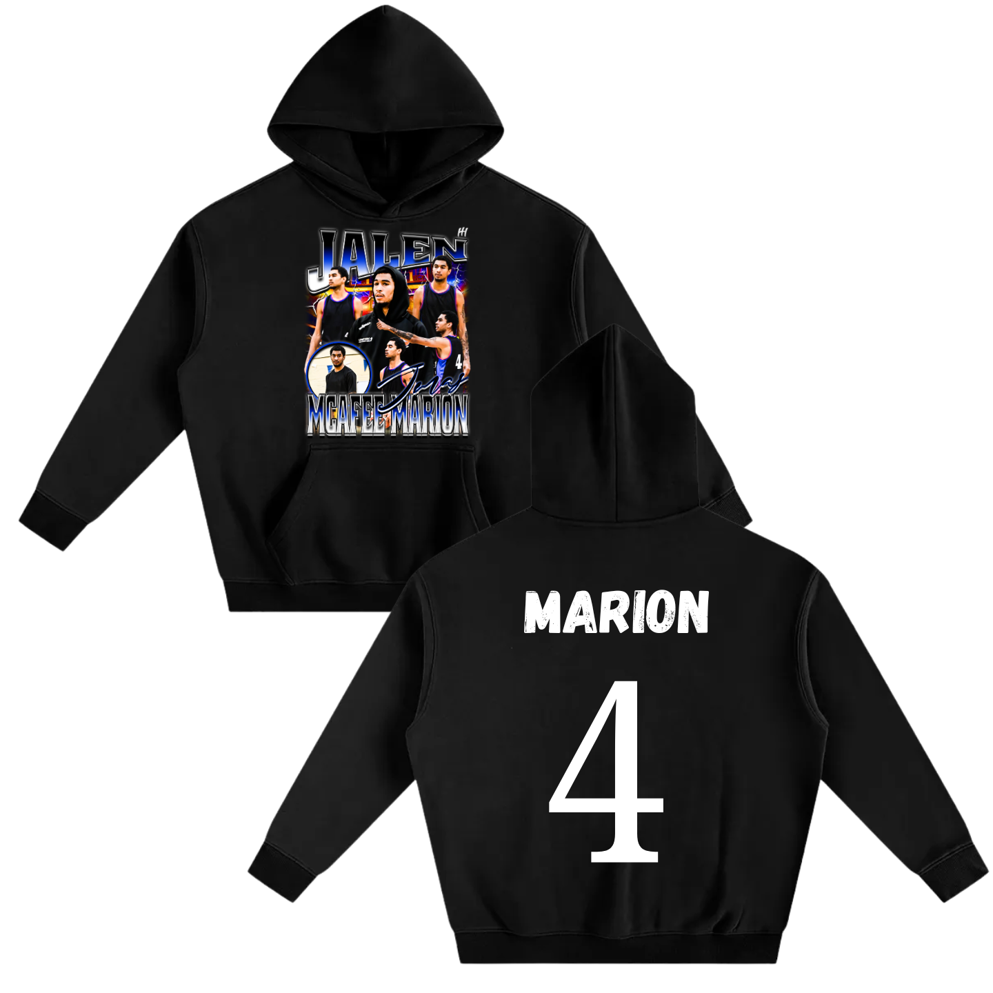 Jalen Mcafee Marion Oversize Fleeced Hoodie