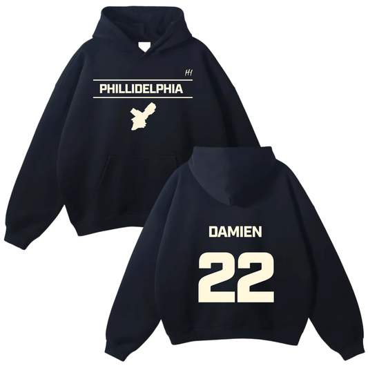 Damien Morales Oversize Fleeced Hoodie