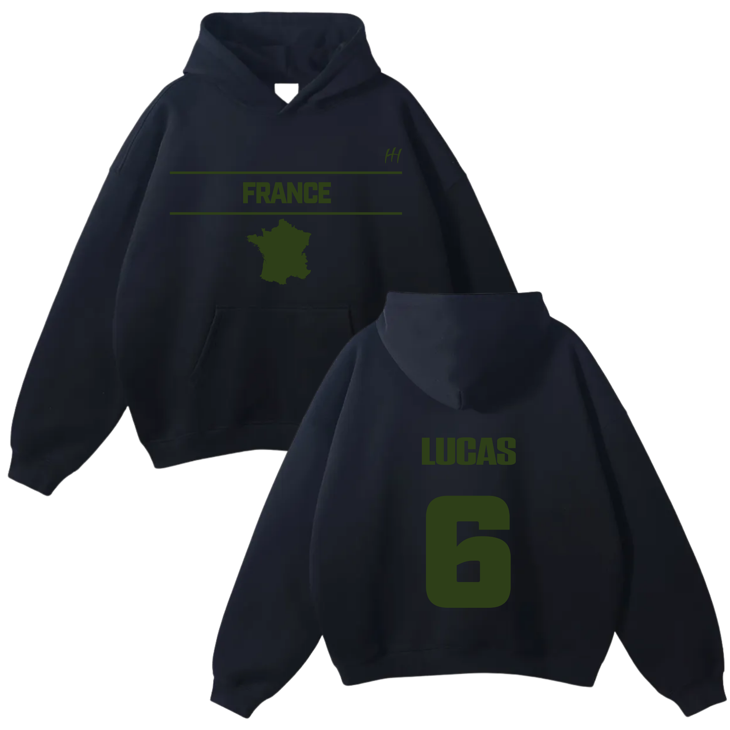 Lucas Ngombo Oversize Fleeced Hoodie