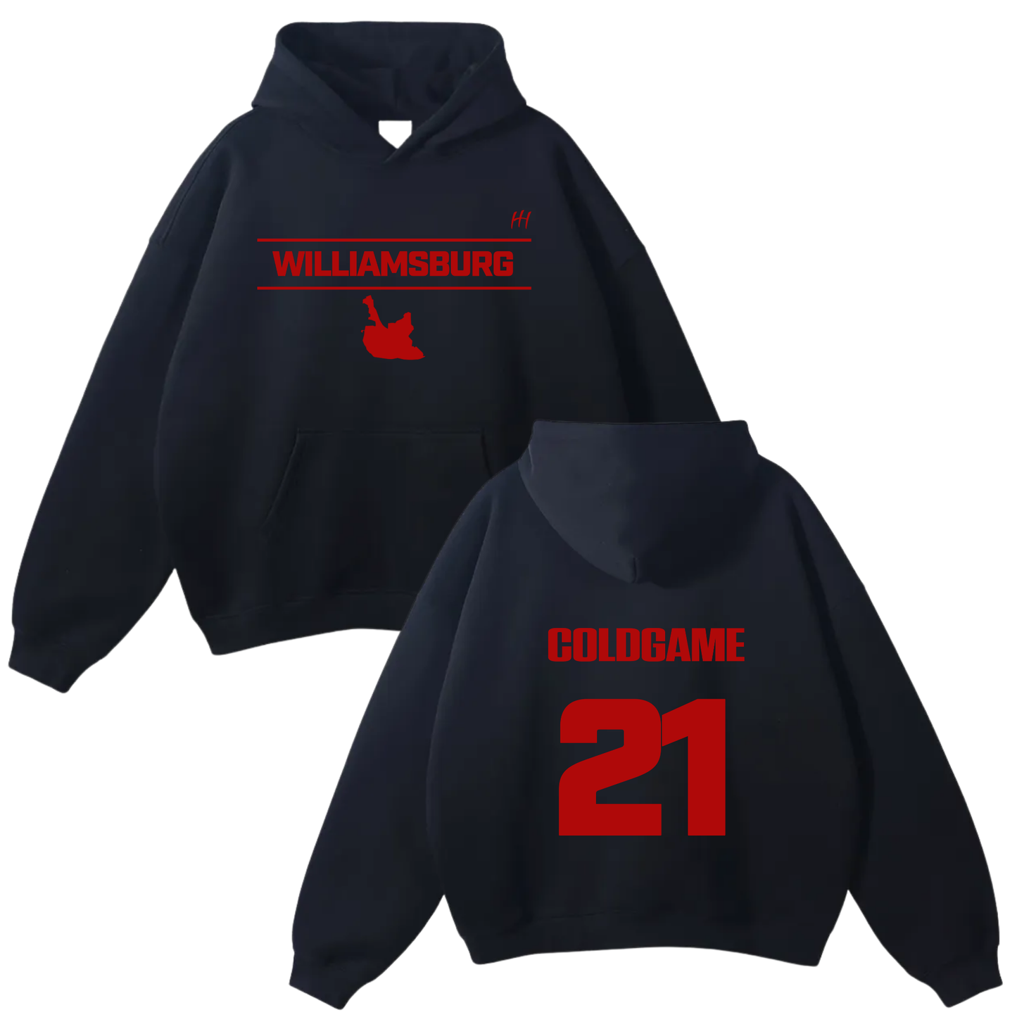 Levi Addison Roberts Guity Oversize Fleeced Hoodie