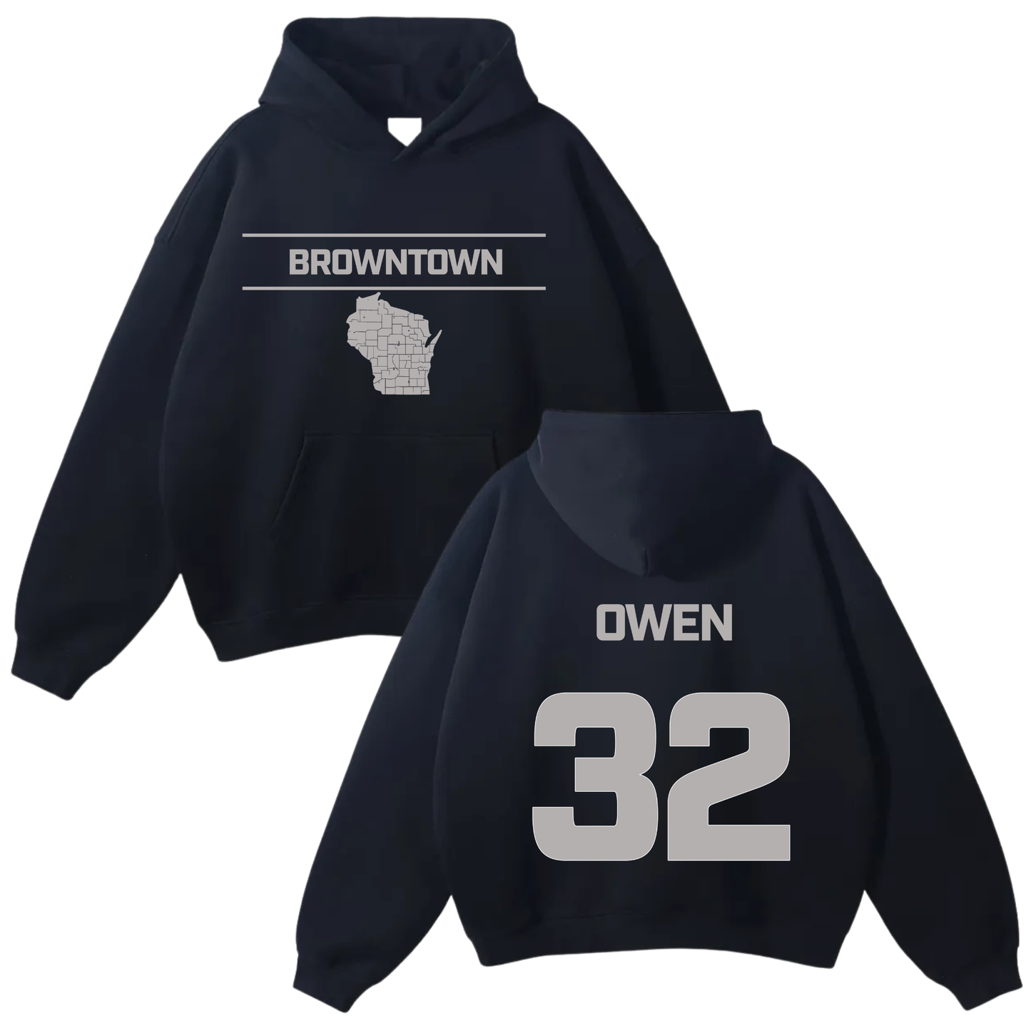 Owen Hopkins Oversize Fleeced Hoodie