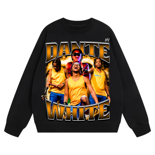 Dante White Heavyweight Crewneck Sweatshirt