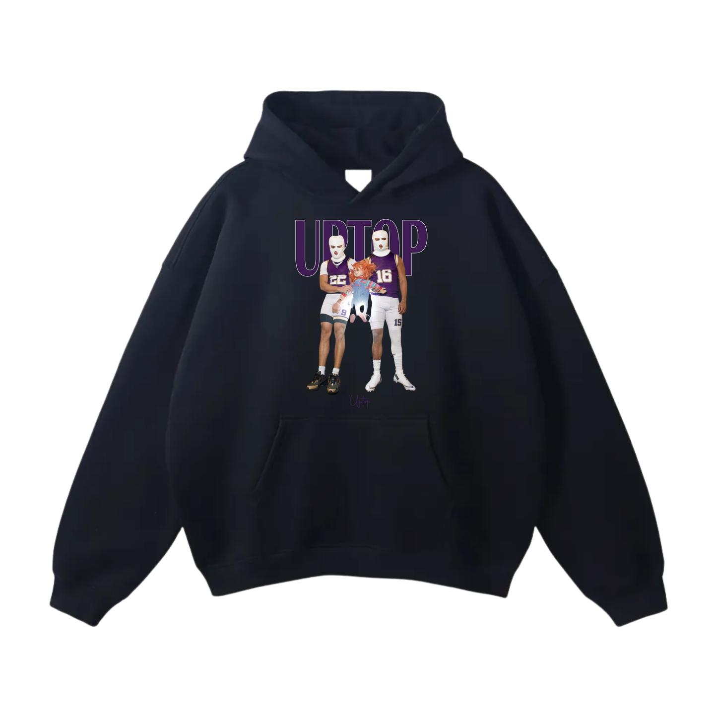 Team Uptop Oversize Fleeced Hoodie