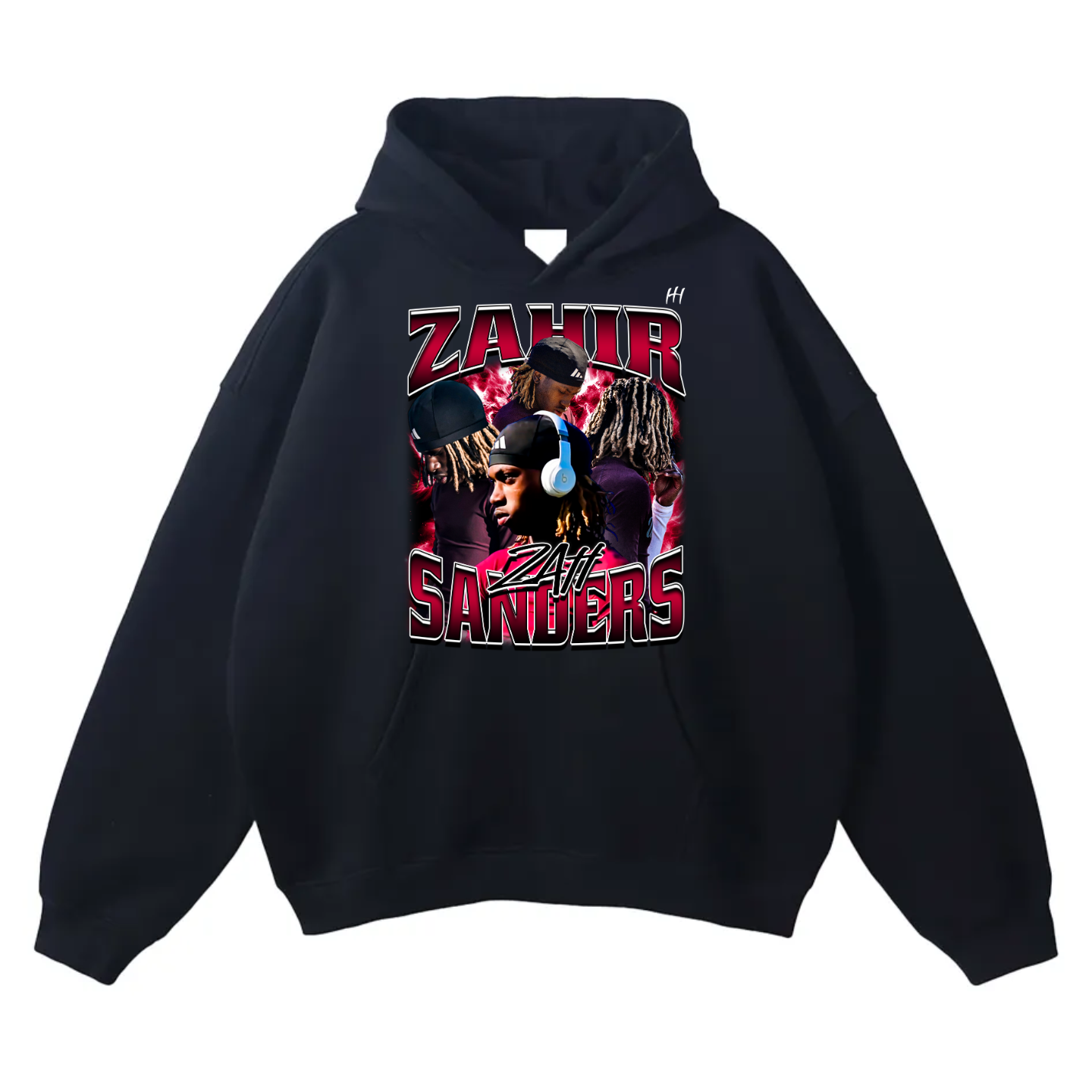 Zahir Sanders Oversize Fleeced Hoodie