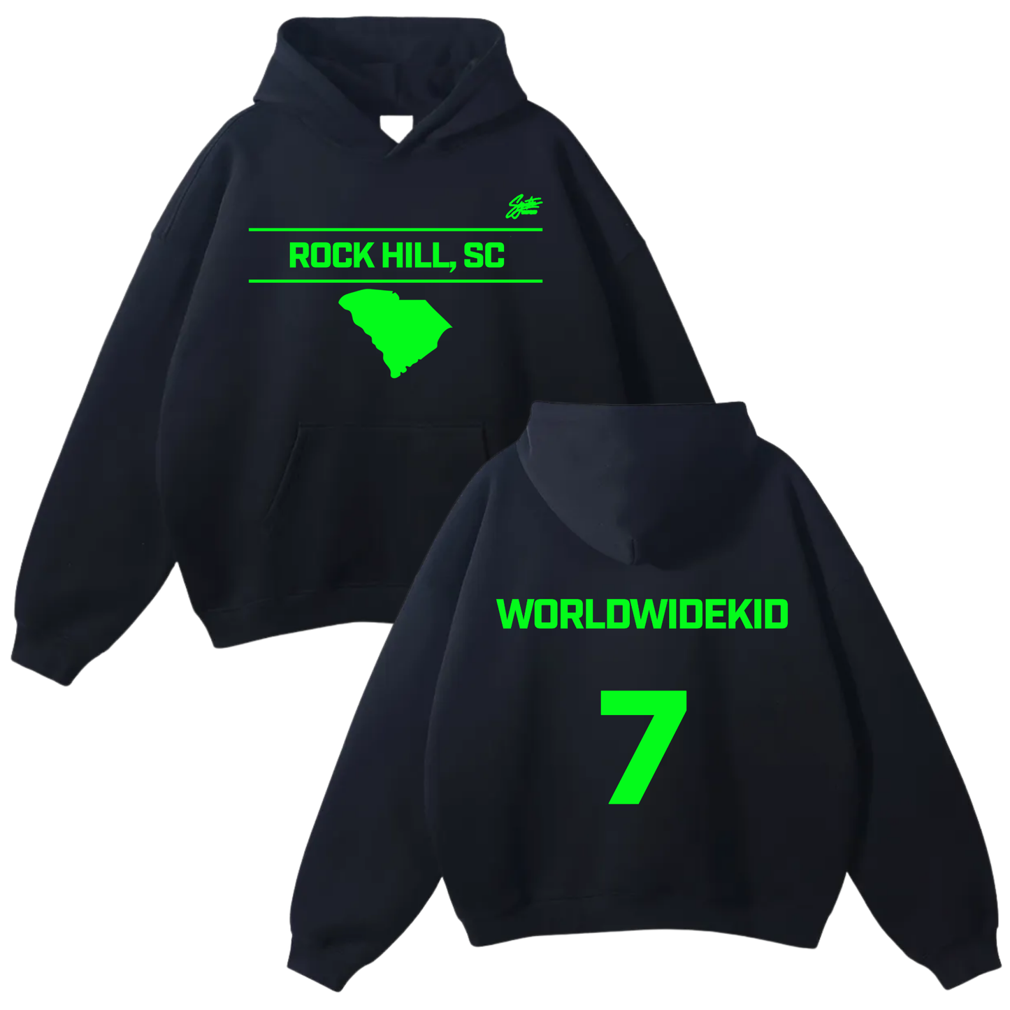 Nigel Lightner Oversize Fleeced Hoodie
