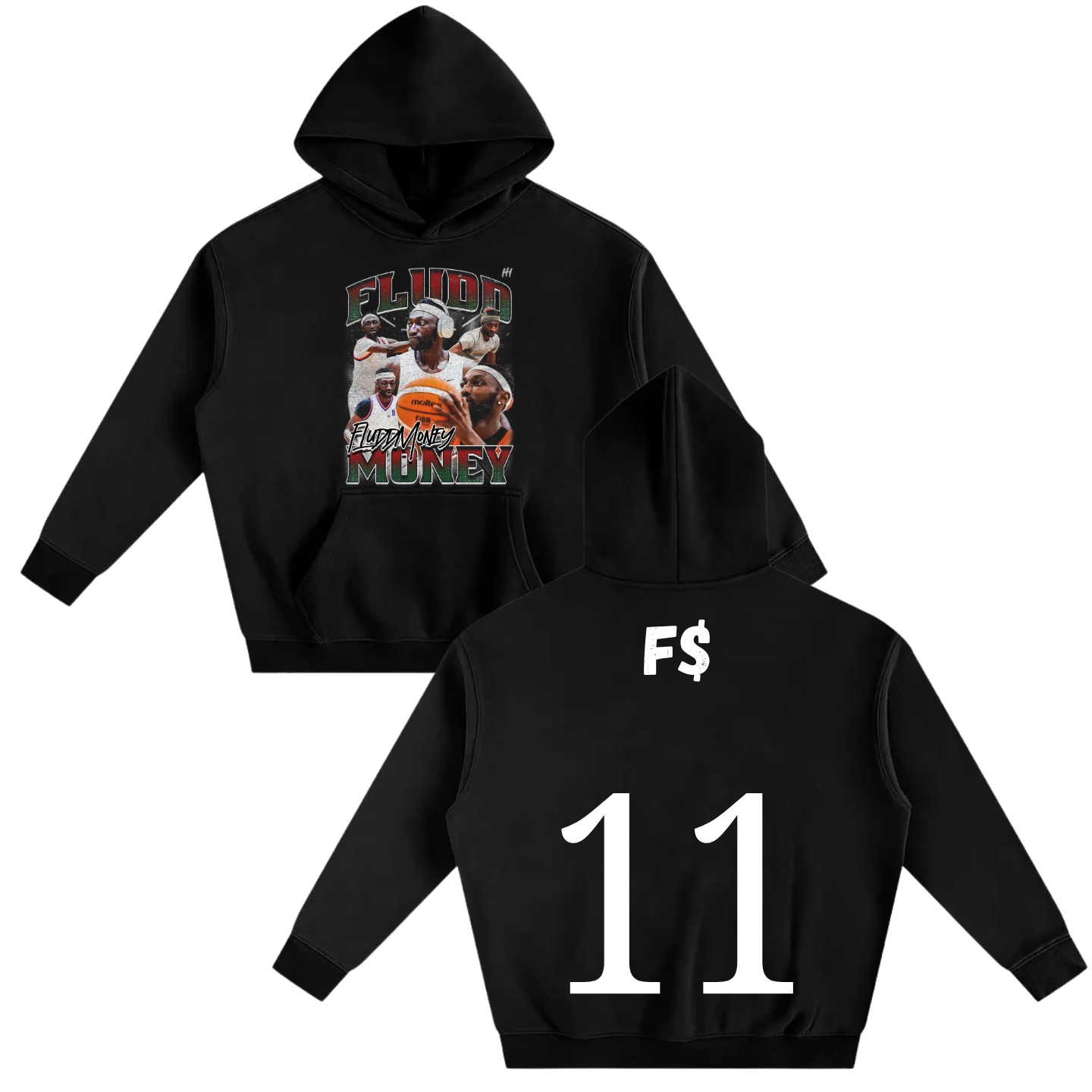 Fludd Money Oversize Fleeced Hoodie