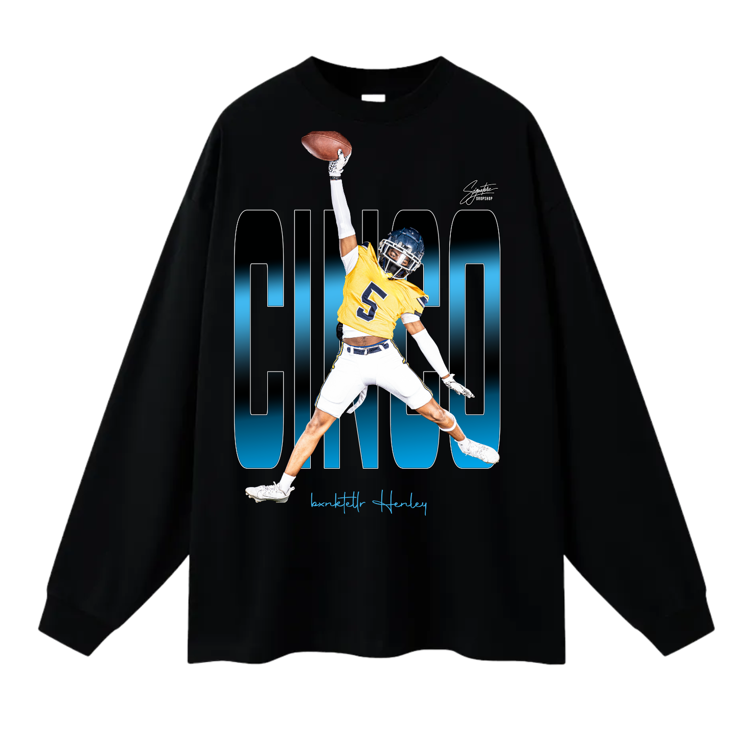 Bxnktellr Henley Long Sleeve Tee