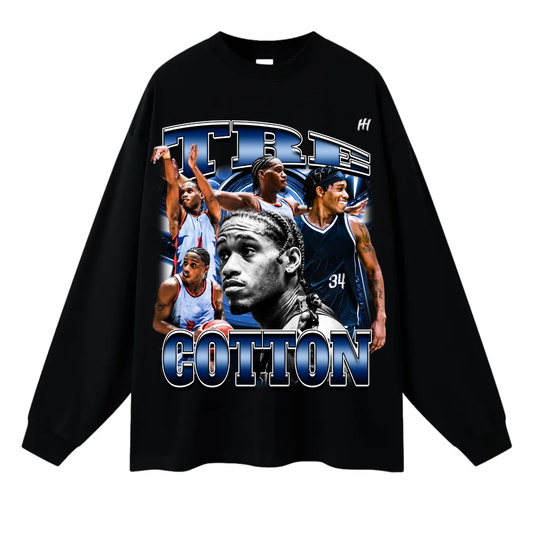 Tre Cotton Long Sleeve Tee