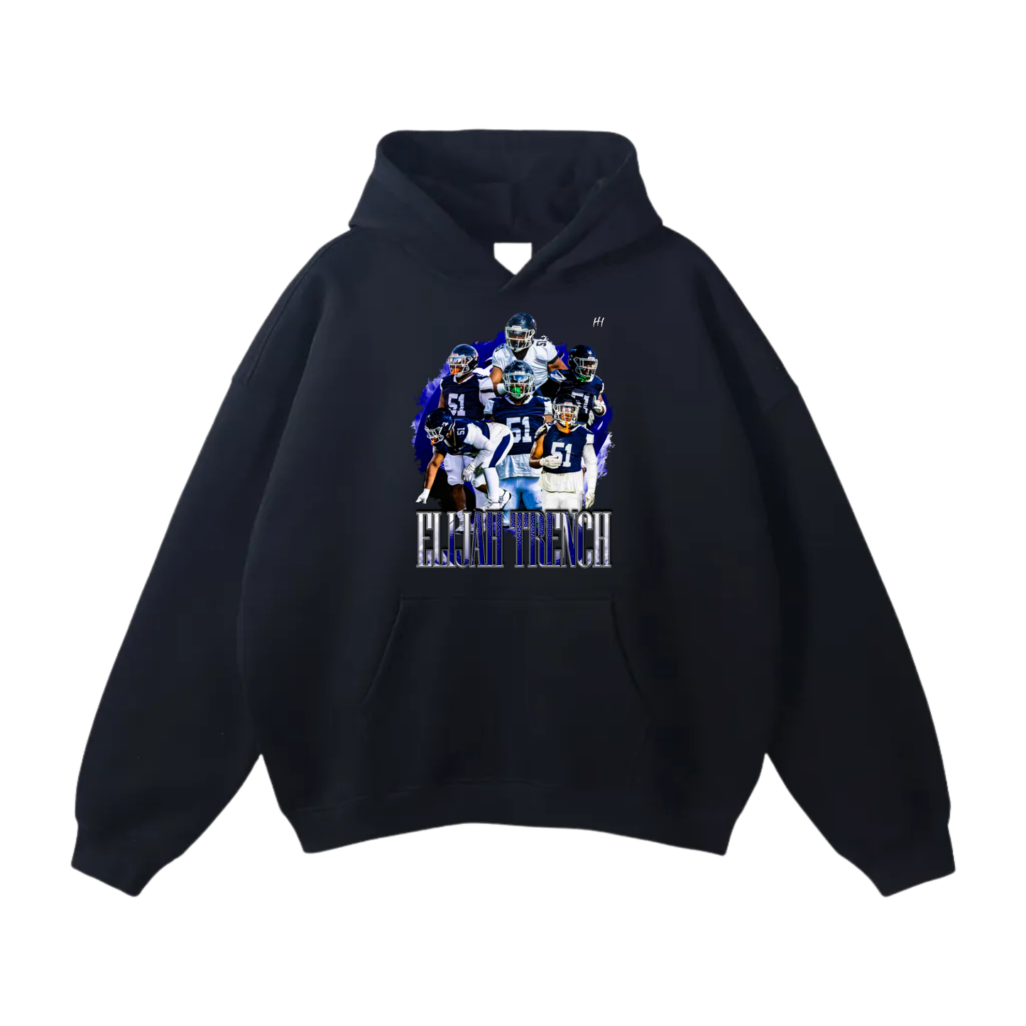Elijah Trench Oversize Fleeced Hoodie