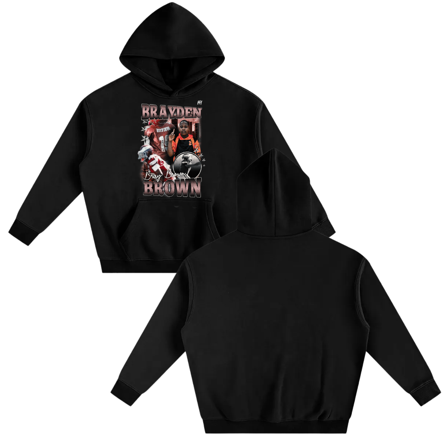 Brayden Brown Oversize Fleeced Hoodie