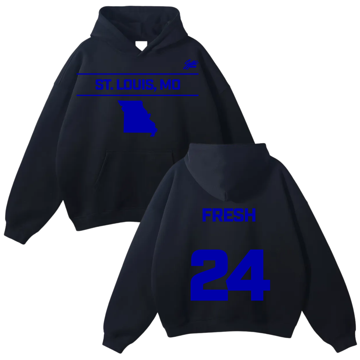 Manny Ellis Oversize Fleeced Hoodie