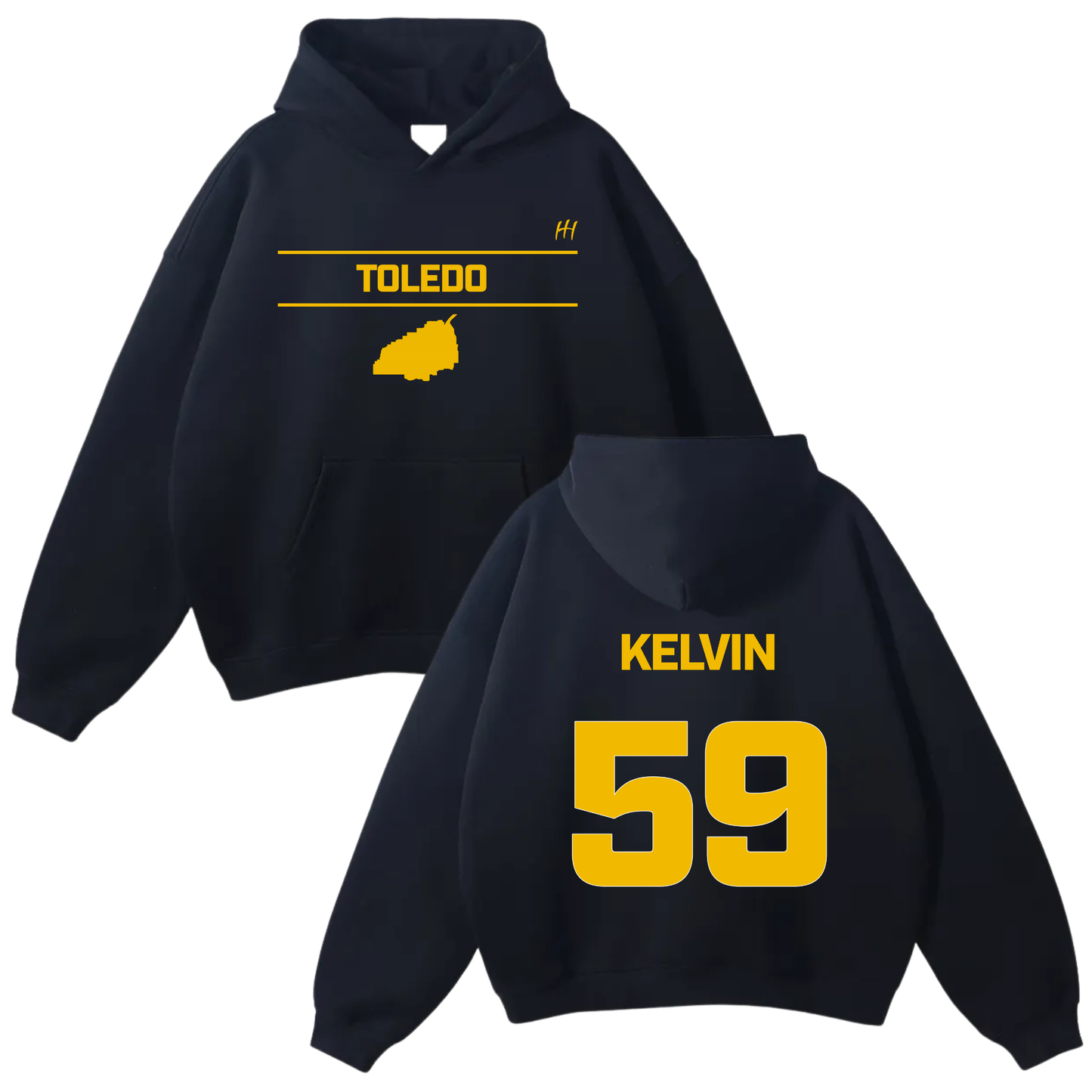 Kelvin Briggs Jr Oversize Fleeced Hoodie
