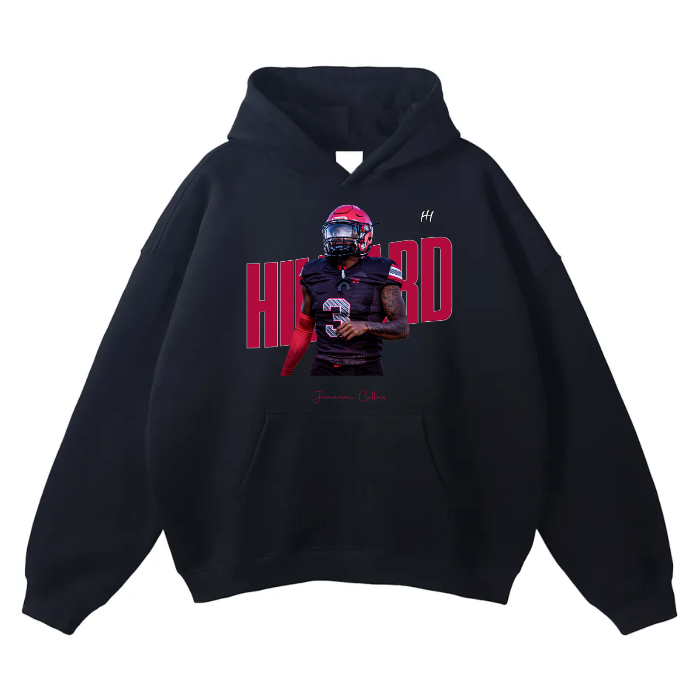 Jamarion Collins Oversize Fleeced Hoodie