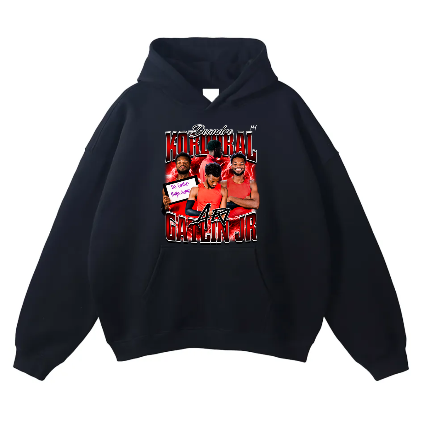 Deandre Kordoral Gatlin Jr Oversize Fleeced Hoodie