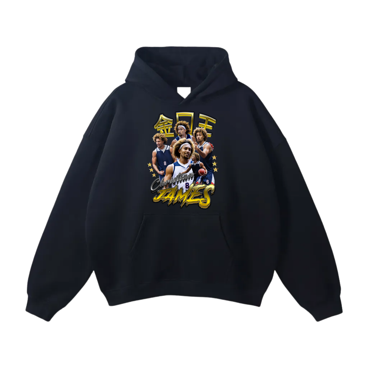 Christian James Oversize Fleeced Hoodie