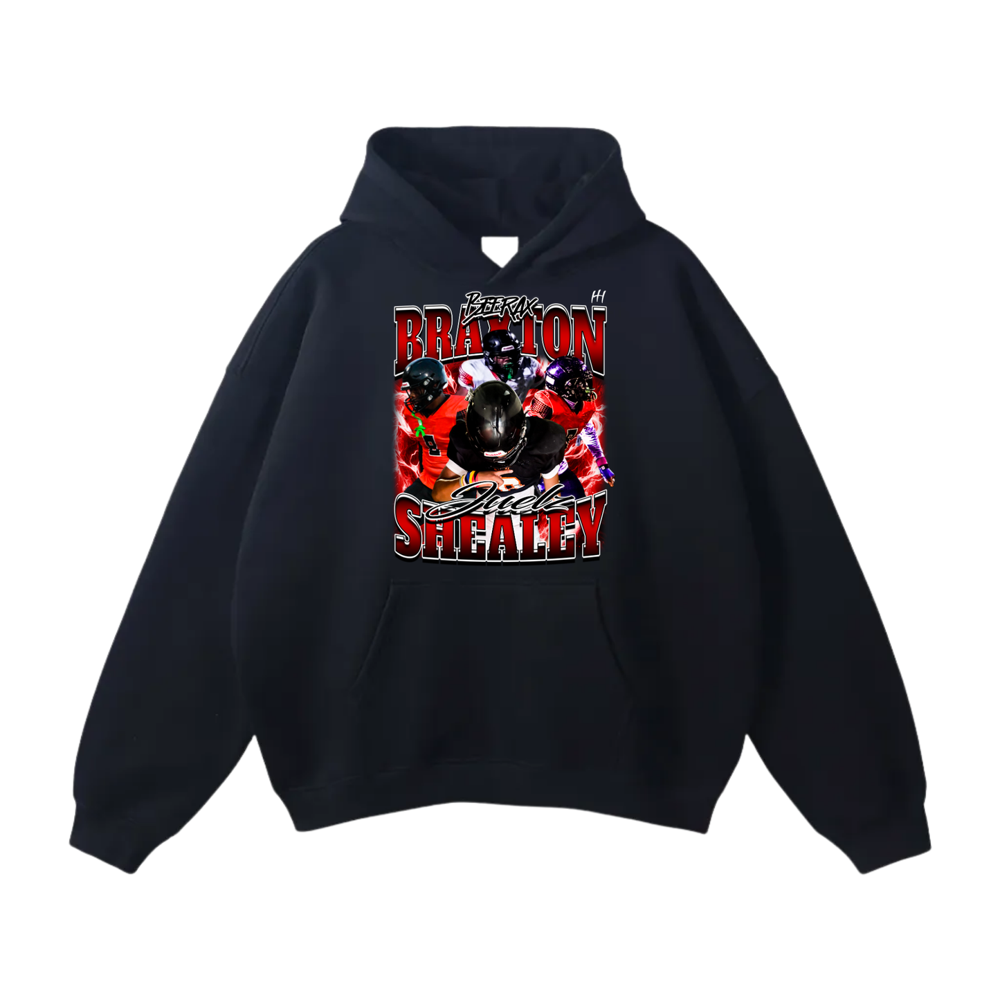 Braxton Juelz Shealey Oversize Fleeced Hoodie