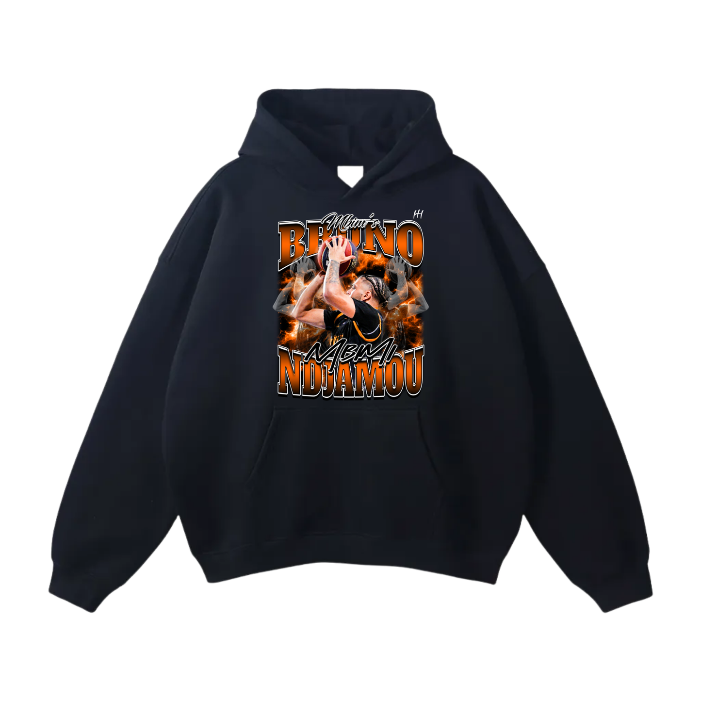 Bruno Mbimi Ndjamou Oversize Fleeced Hoodie