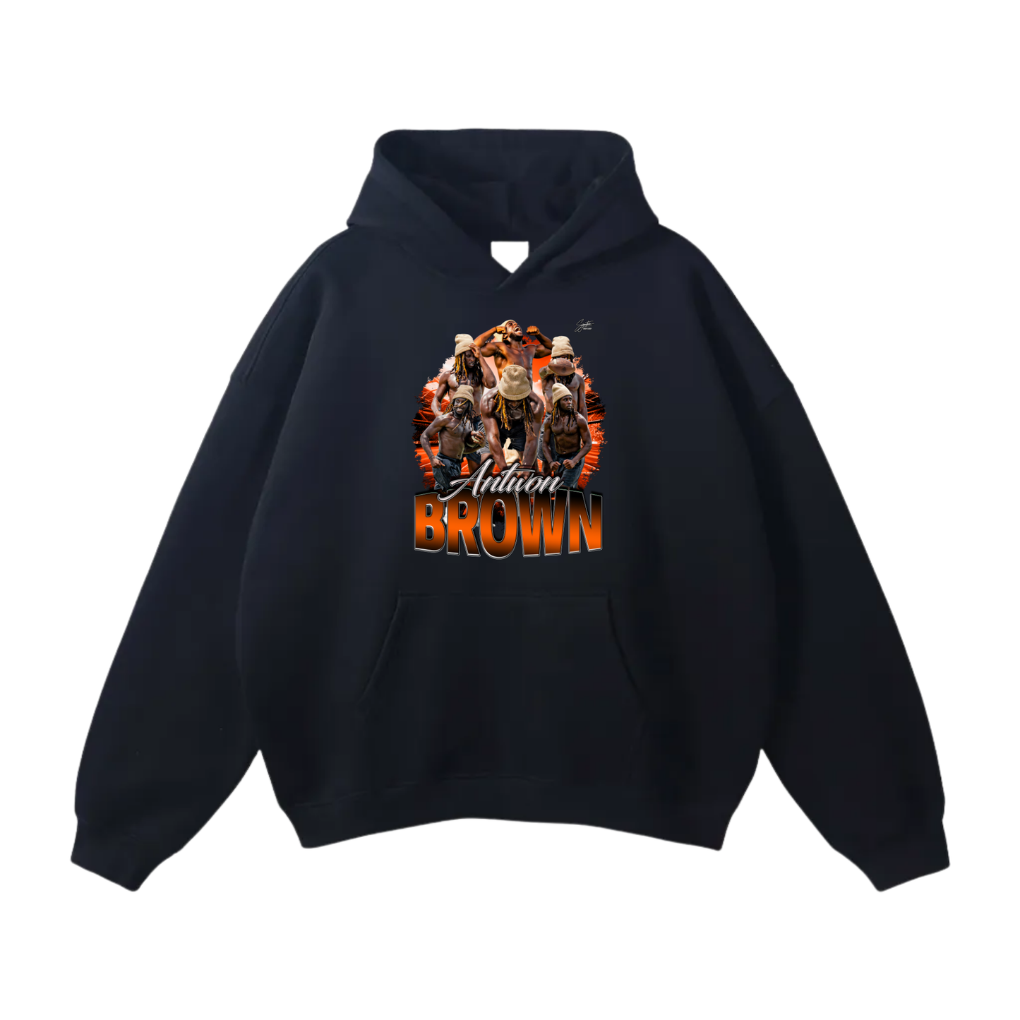 Antwon Brown Oversize Fleeced Hoodie