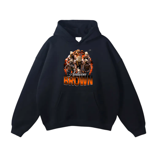 Antwon Brown Oversize Fleeced Hoodie