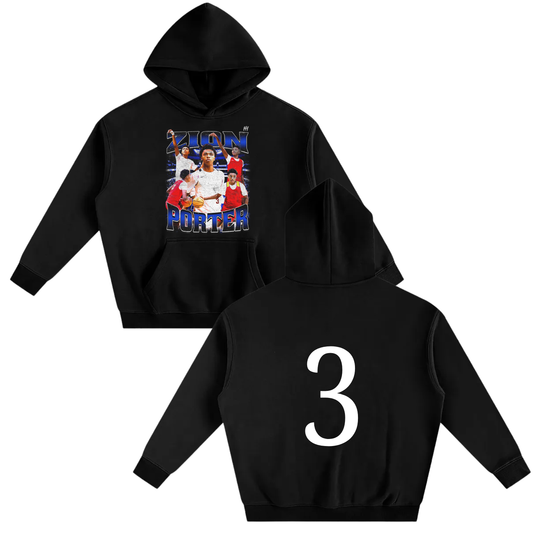 Zion Porter Oversize Fleeced Hoodie