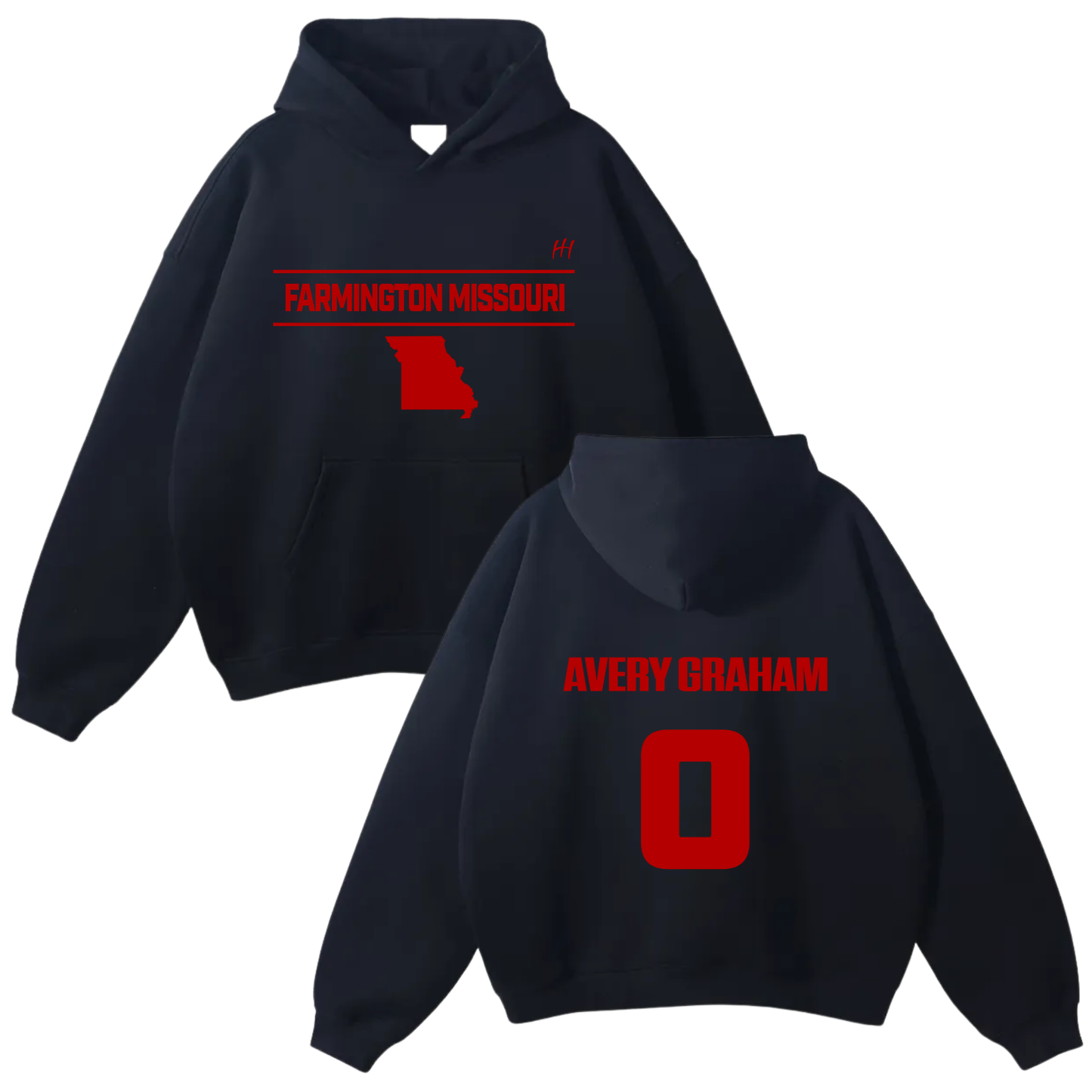 Avery Graham Oversize Fleeced Hoodie