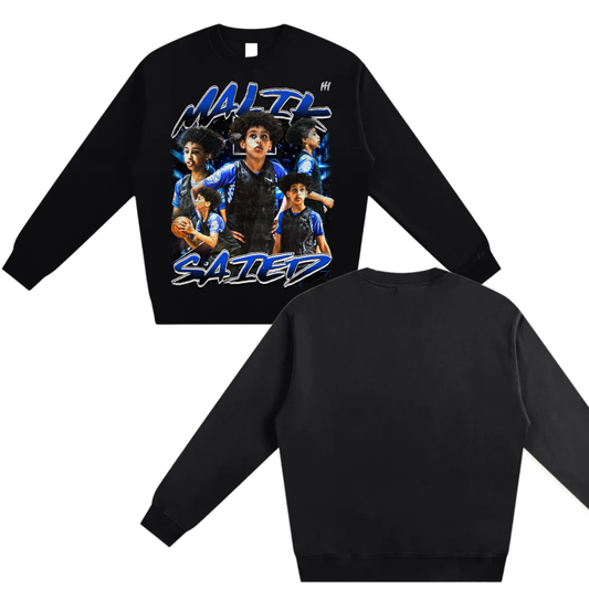 Malik Saied Heavyweight Crewneck Sweatshirt