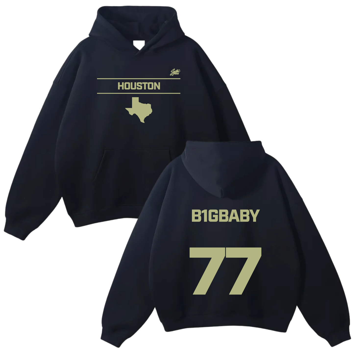 Byron Walker Oversize Fleeced Hoodie
