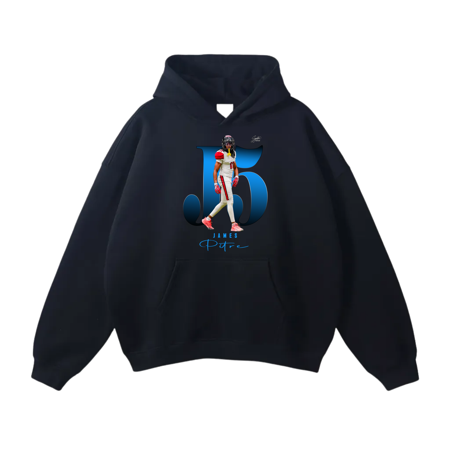James Pitre Oversize Fleeced Hoodie